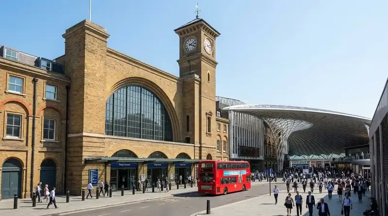 King's Cross Station front entrance